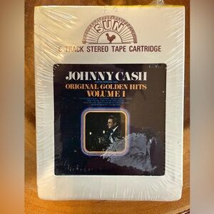 NEW still sealed vintage Johnny Cash Original Golden Hits 8 Track Tape Volume 1